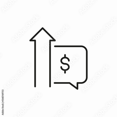 finances path conclusion icon sign vector