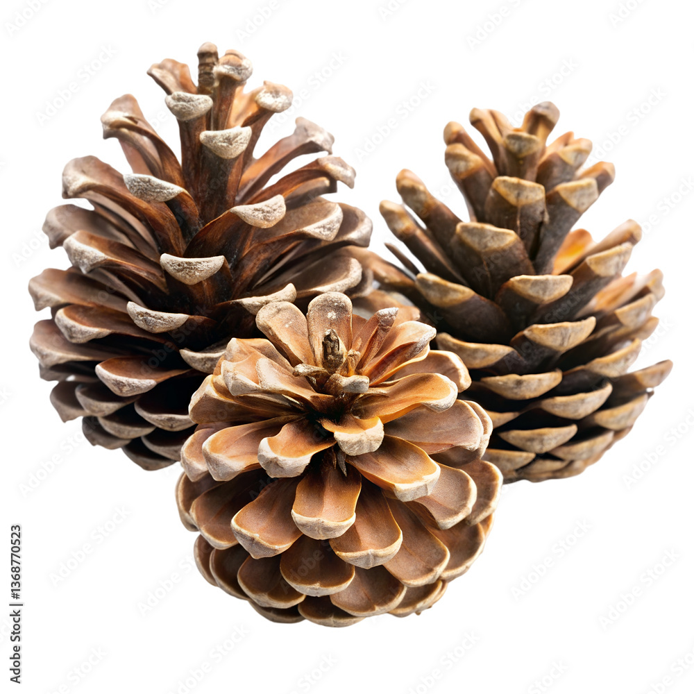 Pine cones isolated on transparent background
Pine cones isolated on transparent background