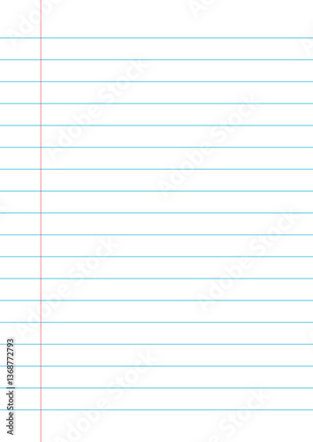Design of a lined sheet of paper