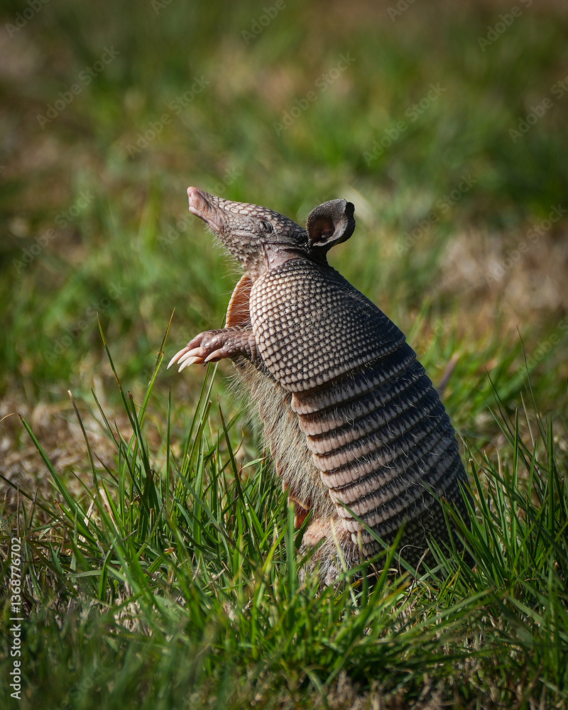 Obraz premium Armadillo standing up