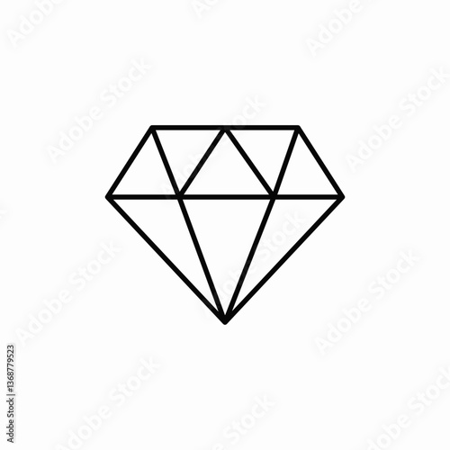 diamond quality icon sign vector