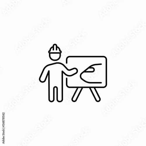 plane mechanics icon sign vector