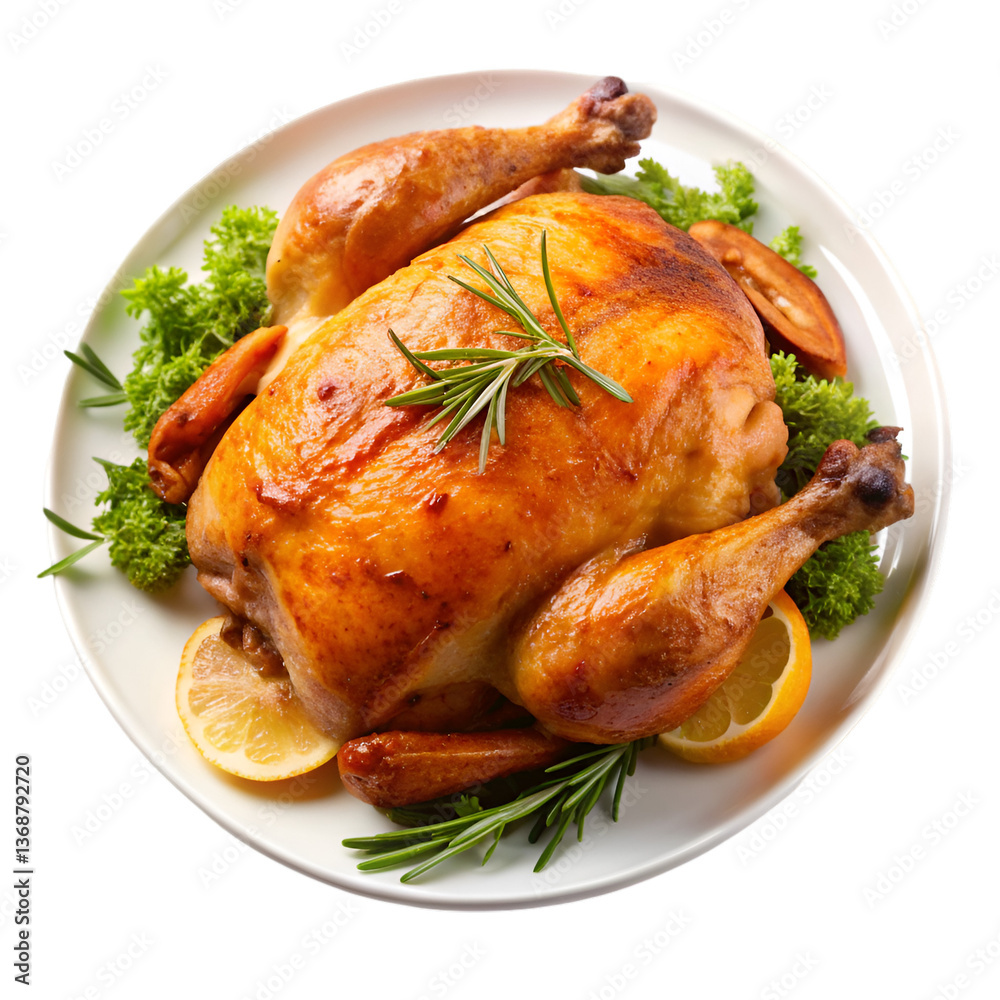 roasted chicken with potatoes
