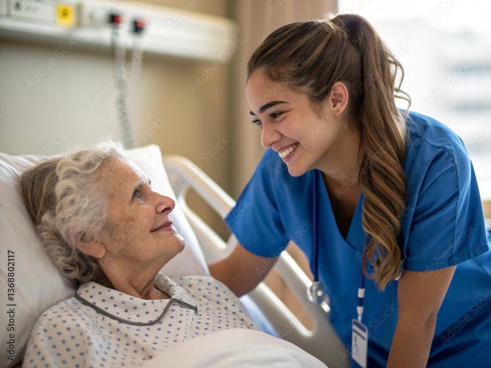 nurse and patient nurse and patient