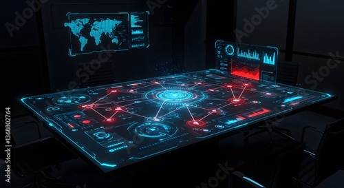 Tactical Command Table with Augmented Reality Strategic Visualization
