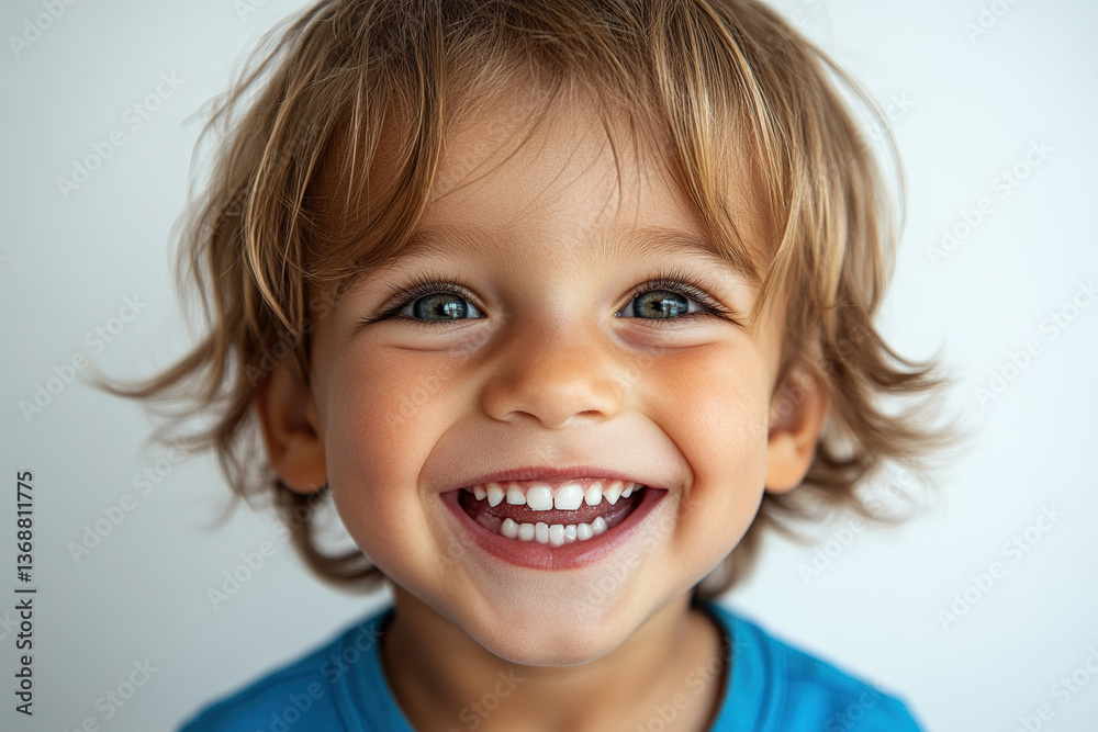 Joyful Smile of a Happy Child Joyful Smile of a Happy Child