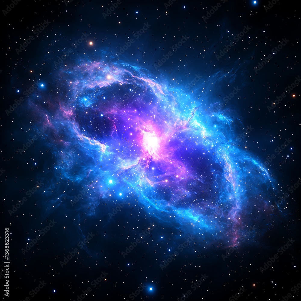 Obraz premium Nebula Cosmic Galaxy View