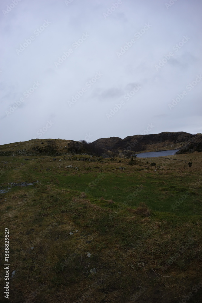 Hiking in January, Rogaland, Norway Hiking in January, Rogaland, Norway