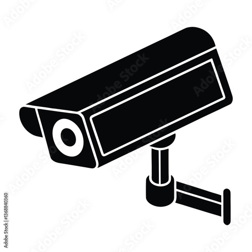 Security camera vector illustration on a white background