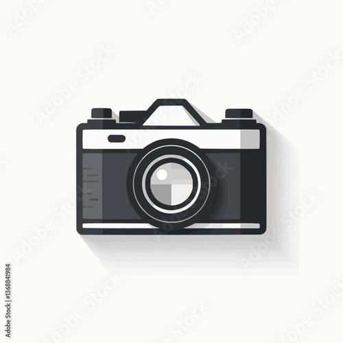Isometrische Kamera-Illustration, 3D-Design

