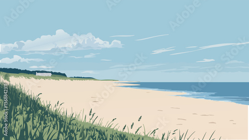 Jones Beach State Park - Seaside Tranquility .eps