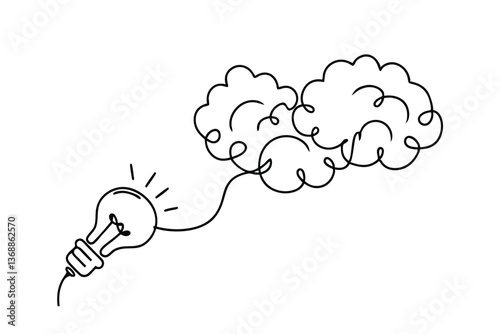 Brainpower, Ideas, Innovation, Creativity, Inspiration, Lightbulb, Mind, Thinking, Concept, Solution