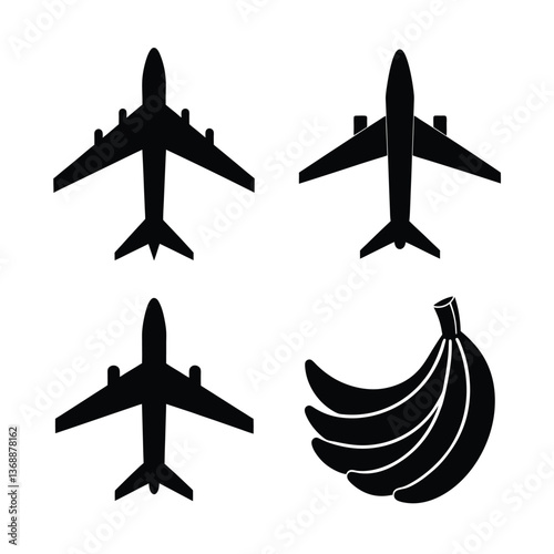 set of airplanes