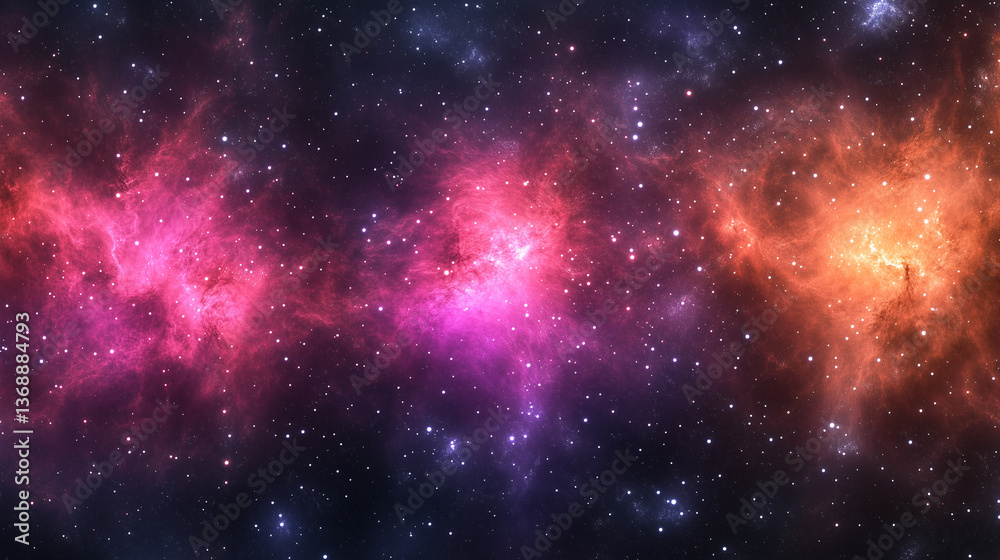 Fototapeta premium space nebula background with stars and galaxies