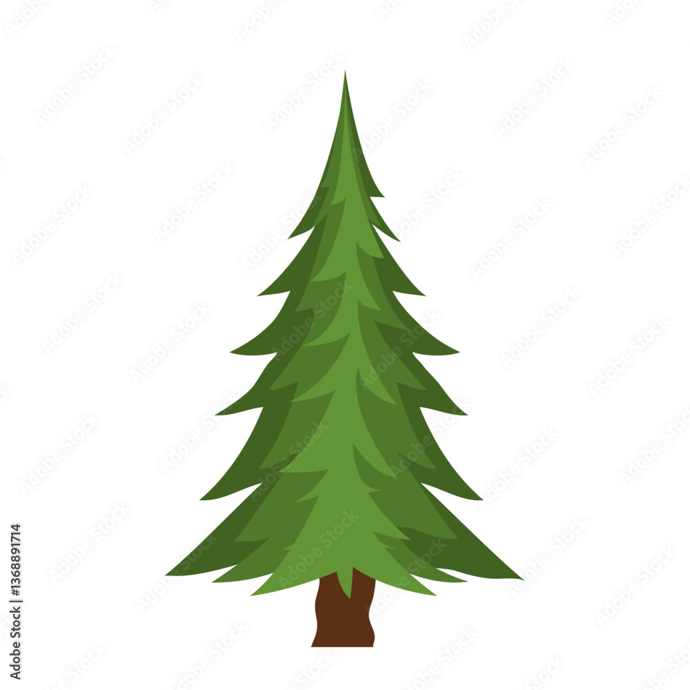 green christmas tree- pine tree vector green christmas tree- pine tree vector