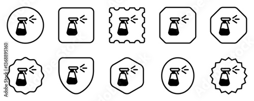 Editable bottle sprayer vector icon. Part of a big icon set family. Perfect for web and app interfaces, presentations, infographics, etc