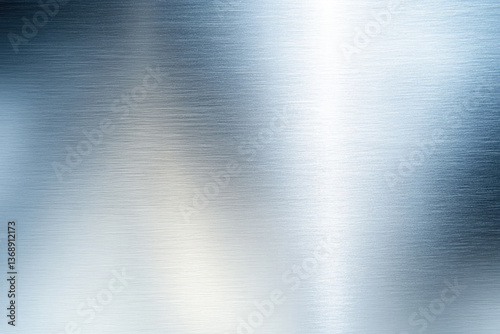 Brushed steel texture showing a cool, sleek, metallic sheen with subtle variations in tone and light reflection.