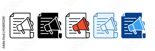 Promotion  Icon Set Multiple Style Collection