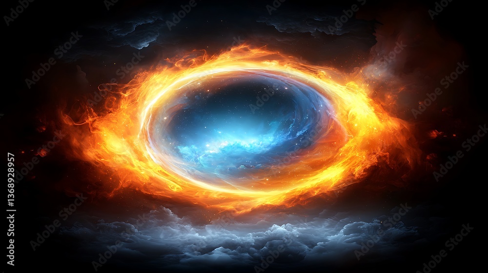 Fototapeta premium Cosmic Ring of Fire
