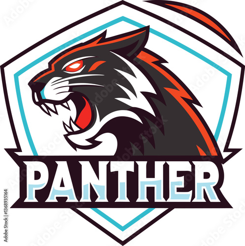 Wallpaper Mural Panther sports logo vector design Torontodigital.ca