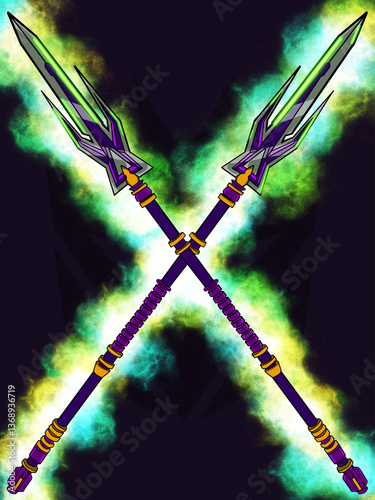 Canvas Print Spears of Decepticon Prime