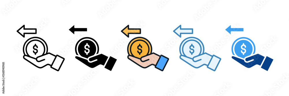Payment Icon Set Multiple Style Collection Payment Icon Set Multiple Style Collection