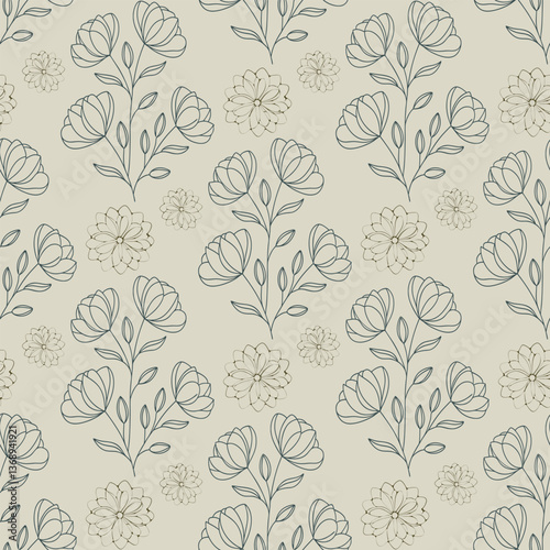 seamless floral background