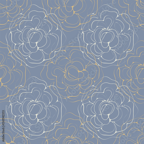 seamless pattern with flowers