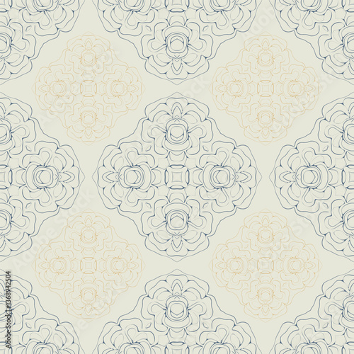 seamless damask pattern