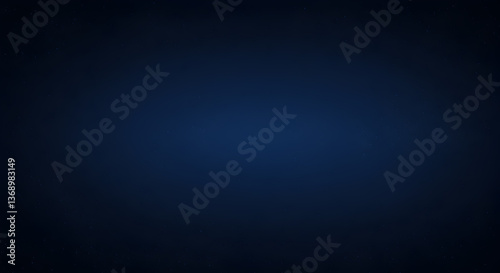 Abstract cosmic backdrop with smooth transition from black to navy blue hues
