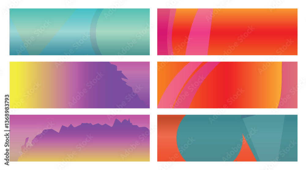 Abstract Colorful Gradient Backgrounds (3) Abstract Colorful Gradient Backgrounds (3)