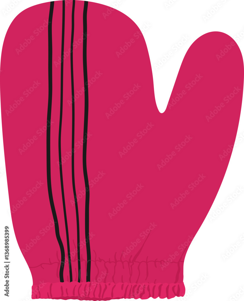 Obraz premium 한국 때타월, 목욕타월 일러스트