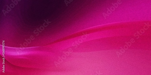 abstract of pink wave, curve, flow with grainy texture