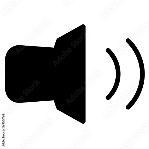 Sound Speaker Volume  Glyph Icon