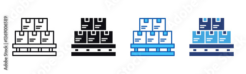 Pallete icon sheet multiple style collection