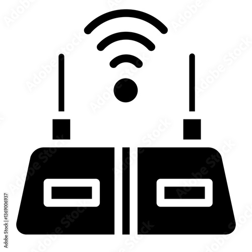 Router Modem Wifi  Glyph Icon