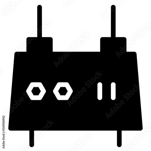 Router Modem Wifi  Glyph Icon