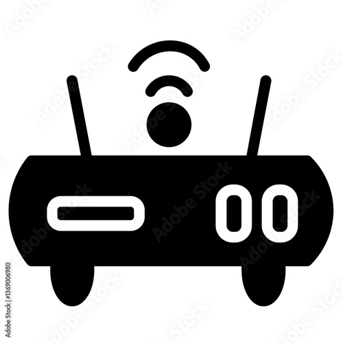 Router Modem Wifi  Glyph Icon