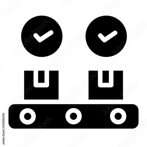 Check Failure Quality Glyph Icon