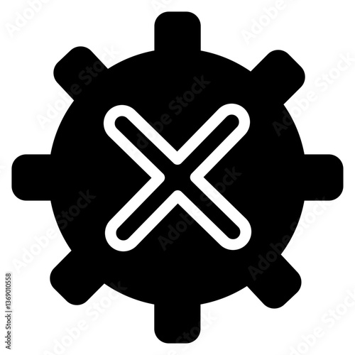 Failure Error Business Glyph Icon