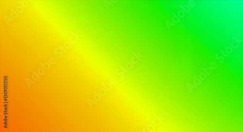 Vibrant gradient transition: Lemon yellow fading into radiant neon green background