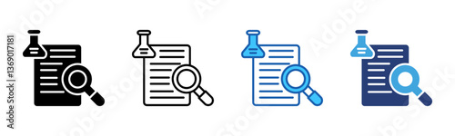 Synthesis icon sheet multiple style collection