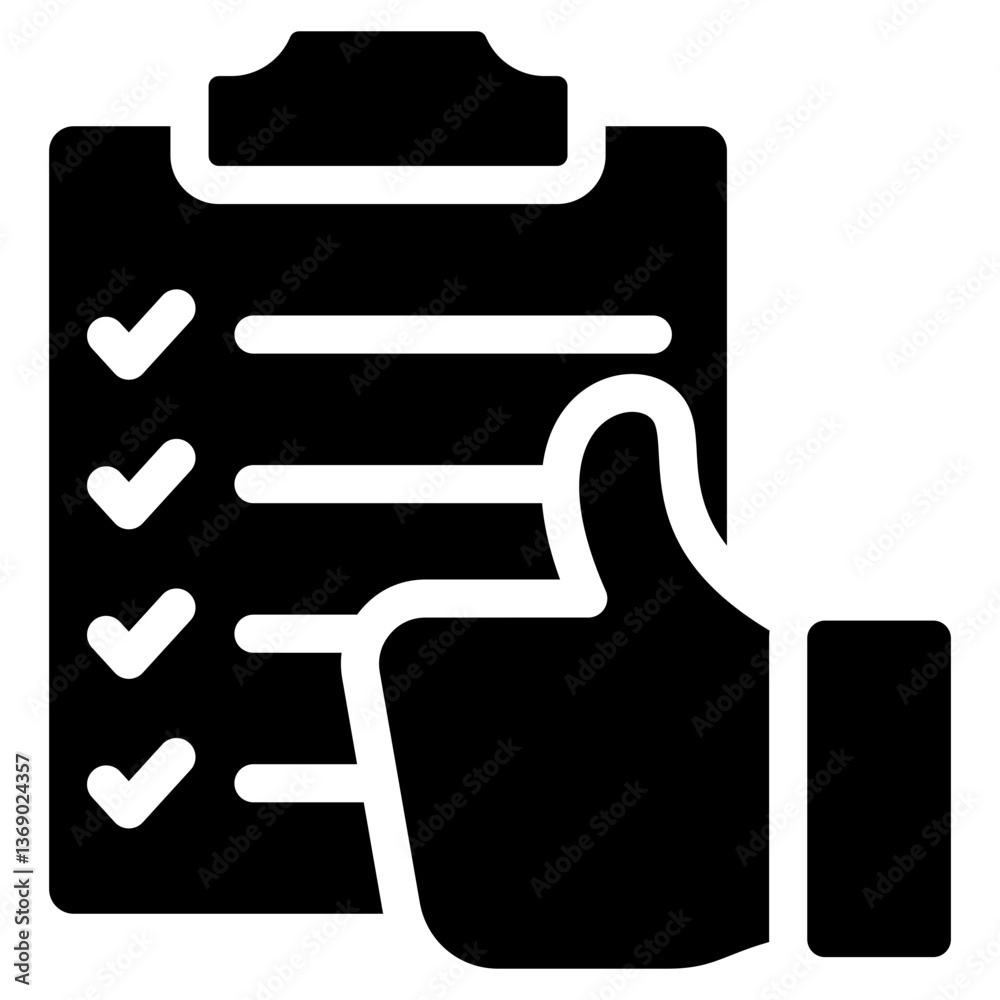 Obraz premium Satisfaction Icon Element For Design