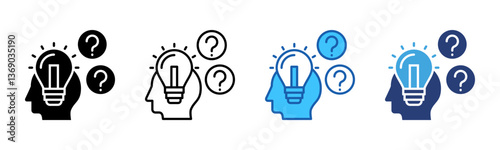 Consideration icon sheet multiple style collection