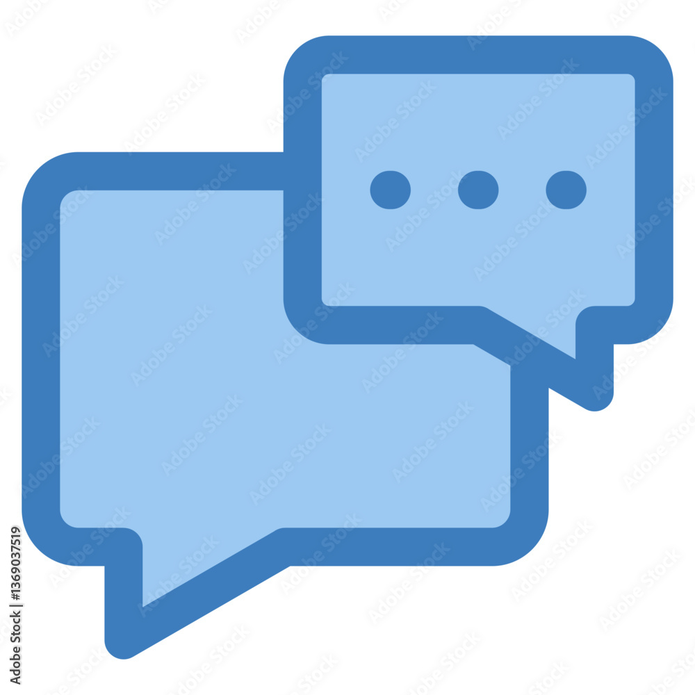 Fototapeta premium Chat Bubble Icon Element For Design