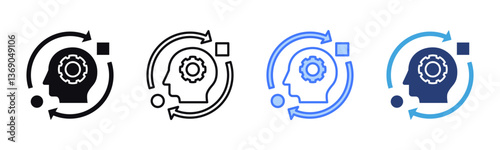 Adaptability icon sheet multiple style collection