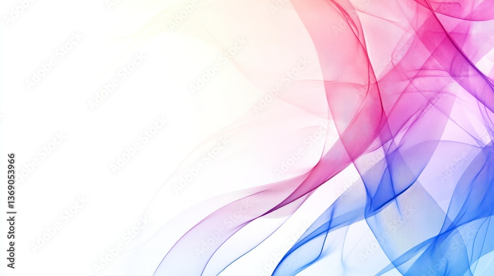 Fototapeta premium Abstract Colorful Swirls: A Symphony of Hues