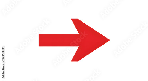 Free Download Red arrow on white background - GFXLoad