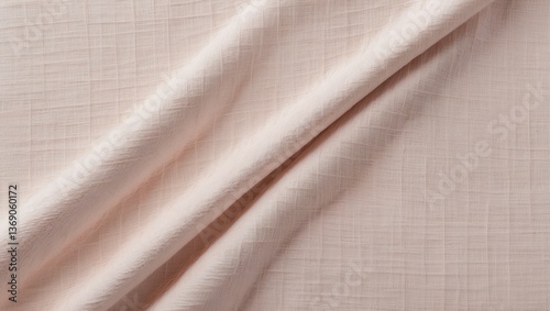 Soft woven fabric showing simple pastel texture