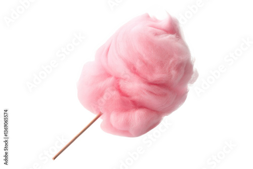 Candy cotton isolated on transparent png background